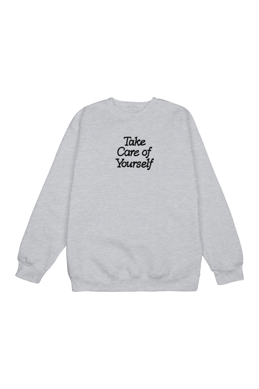 Fanjoy: TCOY Embroidered Grey Crewneck