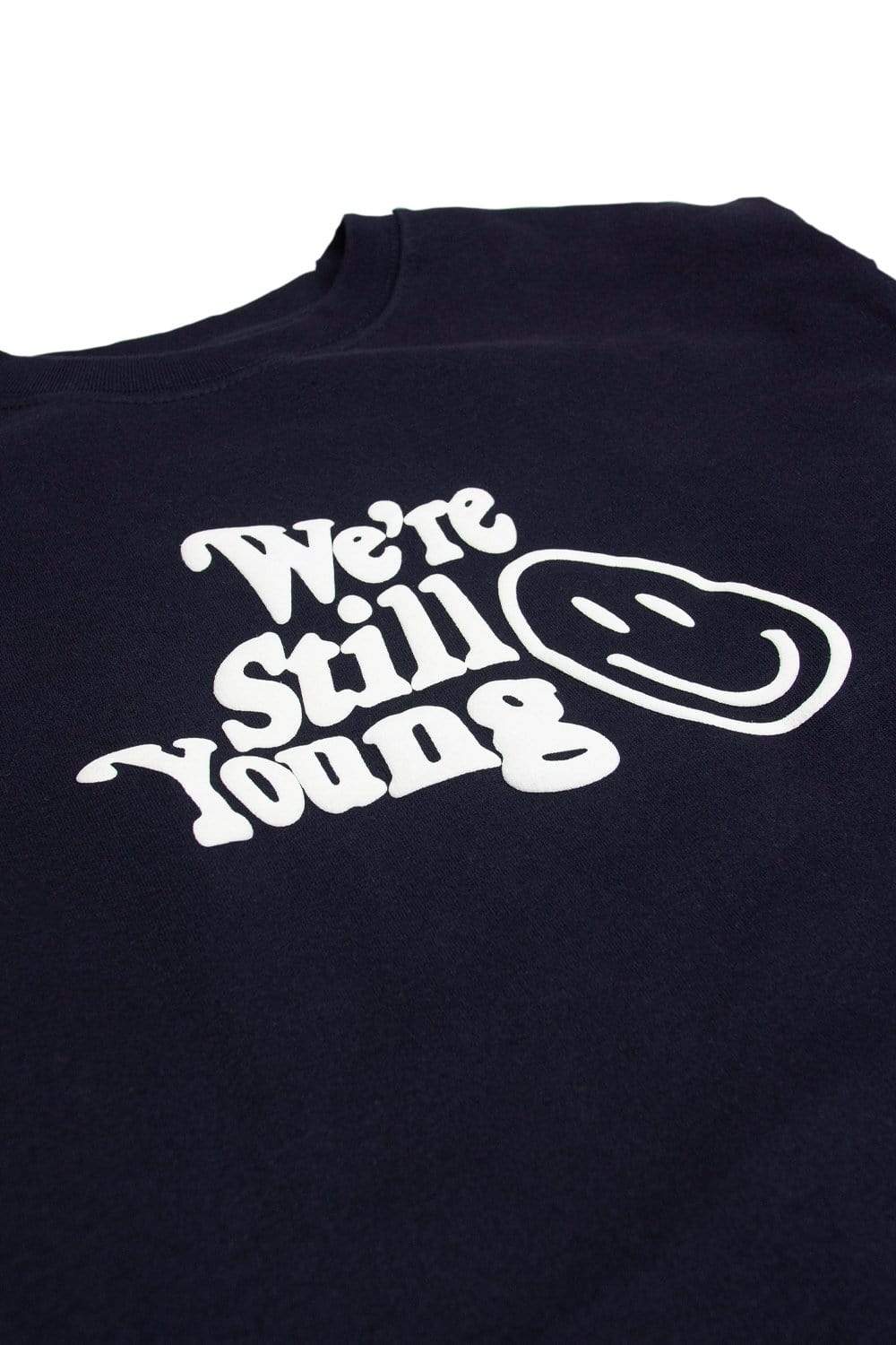 Fanjoy: We’re Still Young Navy Crewneck