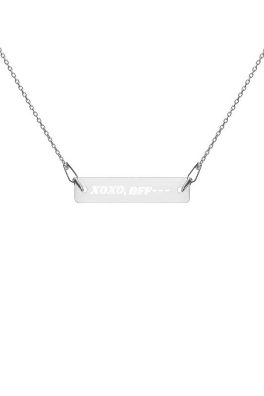 Fanjoy: XOXO Customizable Silver Necklace