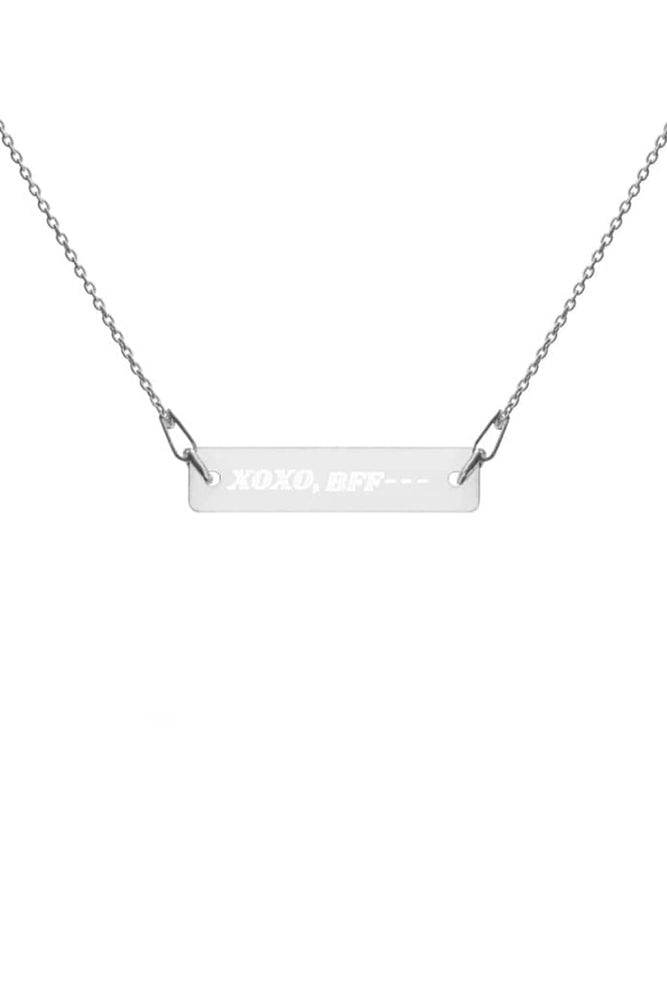 Fanjoy: XOXO Customizable Silver Necklace