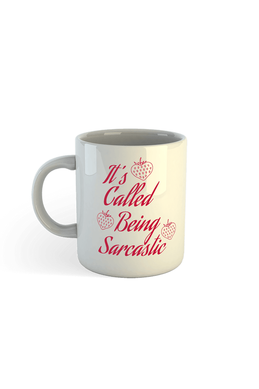 Ha Sisters: Being Sarcastic White Mug