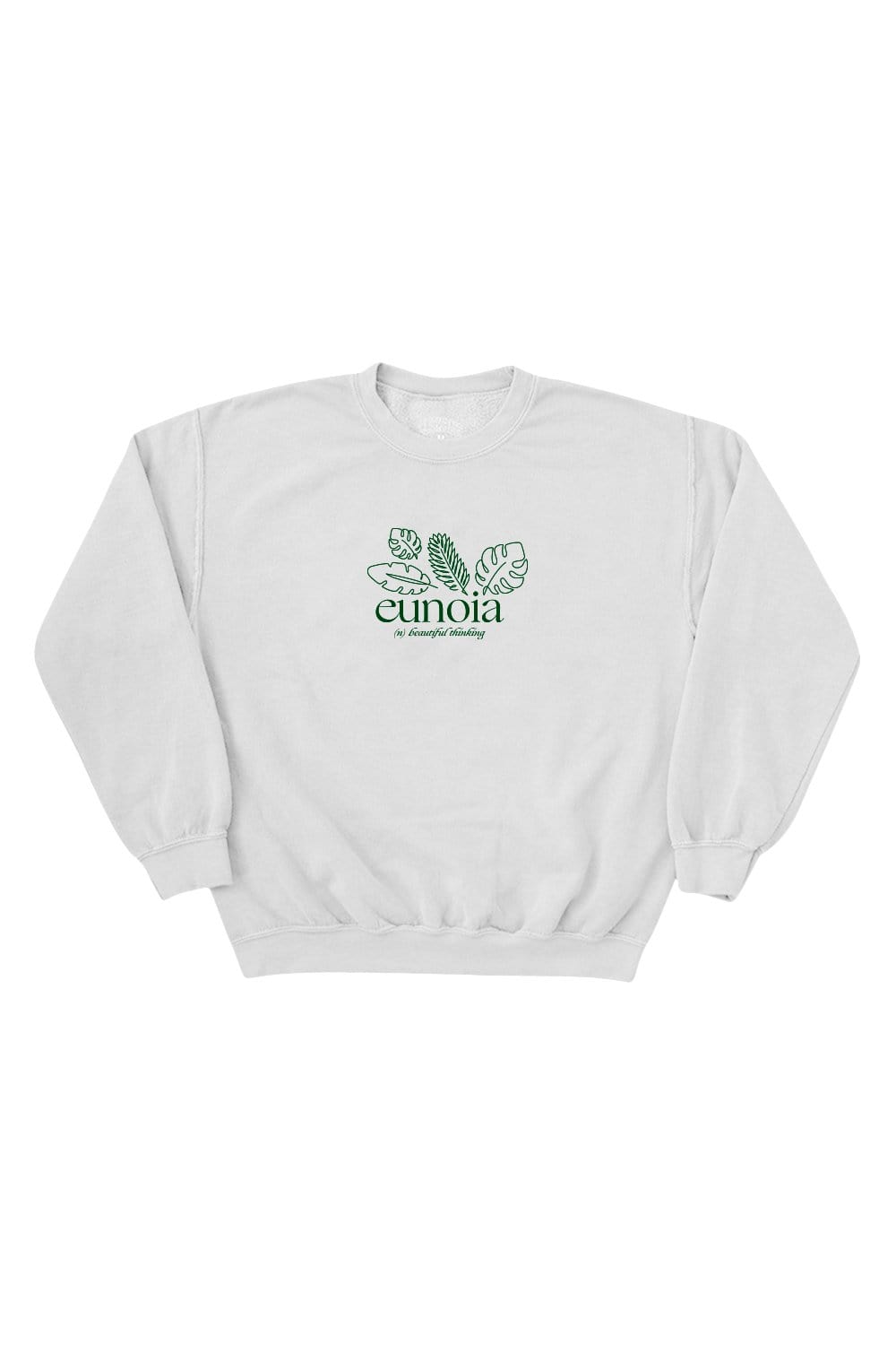 Lily Weber: Eunoia White Crewneck