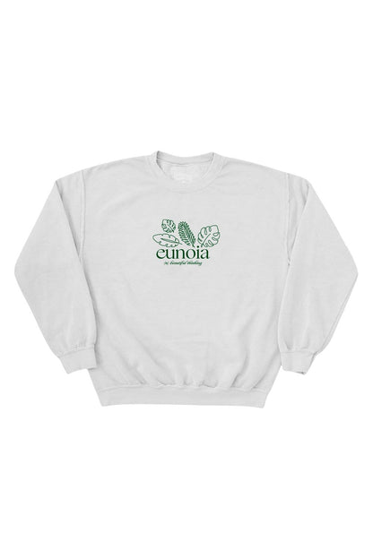 Lily Weber: Eunoia White Crewneck