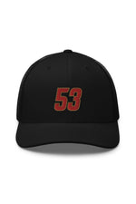 Maurice Smith Jr: 53 Black Trucker Hat