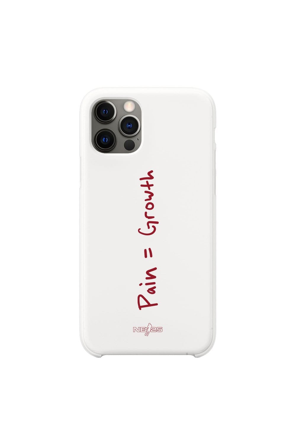 Nimari Burnett: Pain = Growth White Phone Case