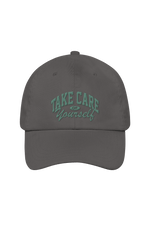 Take Care of Yourself Embroidered Gray Dad Hat