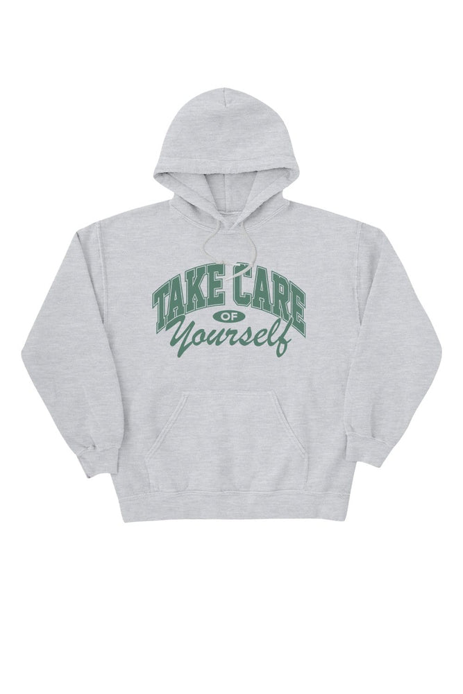 Take Care Of Yourself Grey Hoodie
