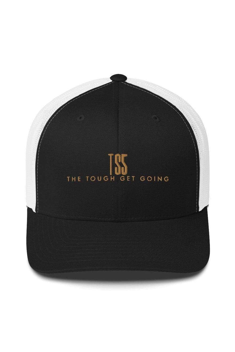 Taylon Snow: Tough Get Going Black & White Trucker Hat