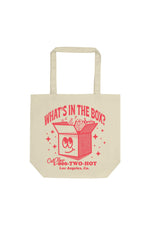 Two Hot Takes: What's In The Box Tan Tote Bag