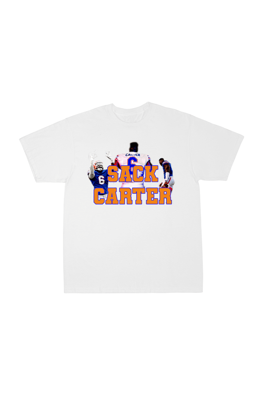 Zach Carter: Sack Carter White Shirt