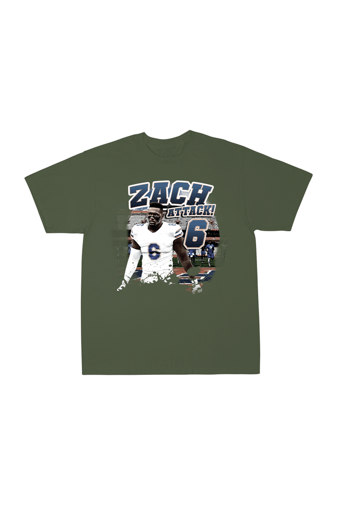 Zach Carter: Zach Attack Army Green Shirt