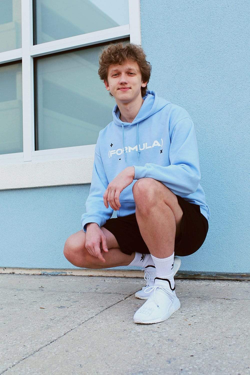 Formula: Logo Light Blue Hoodie