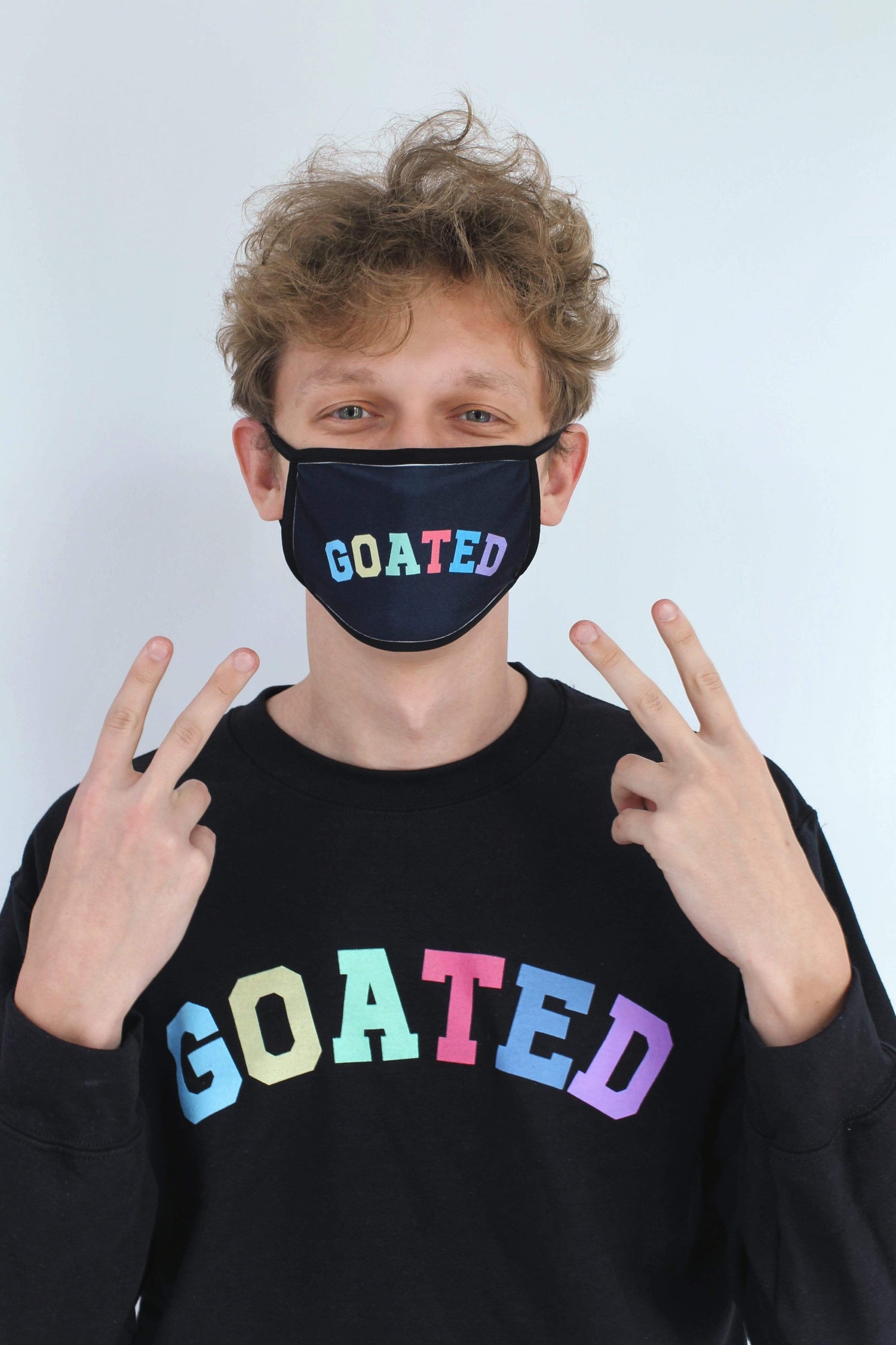 Formula: Rainbow Goated Face Mask
