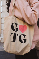 Gals On The Go: Signature Tan Tote Bag