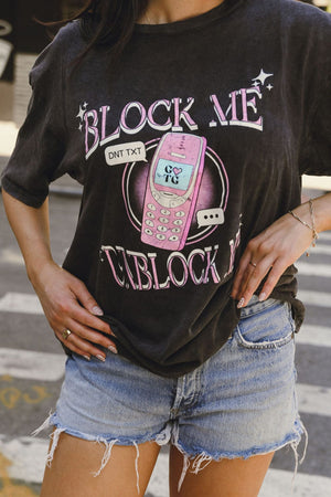 
                  
                    GOTG: Block Me, Unblock Me Vintage Black Shirt
                  
                