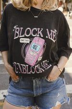 GOTG: Block Me, Unblock Me Vintage Black Shirt