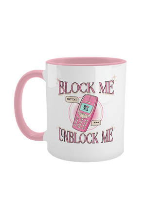 
                  
                    GOTG: Block Me, Unblock Me White and Pink Mug
                  
                