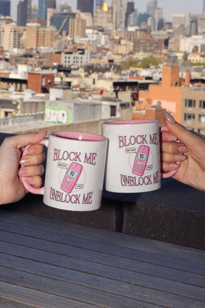 
                  
                    GOTG: Block Me, Unblock Me White and Pink Mug
                  
                