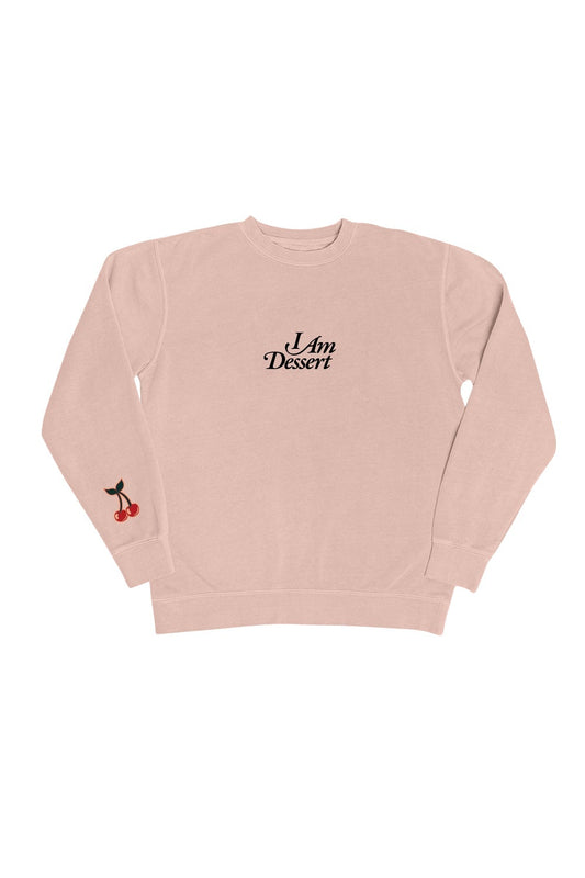 Giannina: I Am Dessert Dusty Pink Crewneck