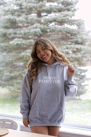 
                  
                    HeyItsFeiii: Body Positive Grey Hoodie
                  
                