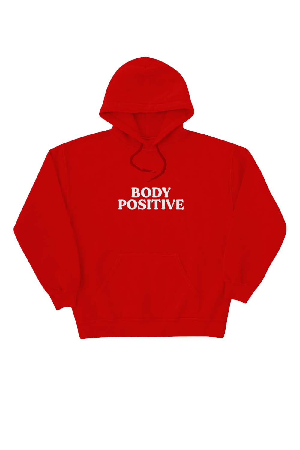 HeyItsFeiii: Body Positive Red Hoodie