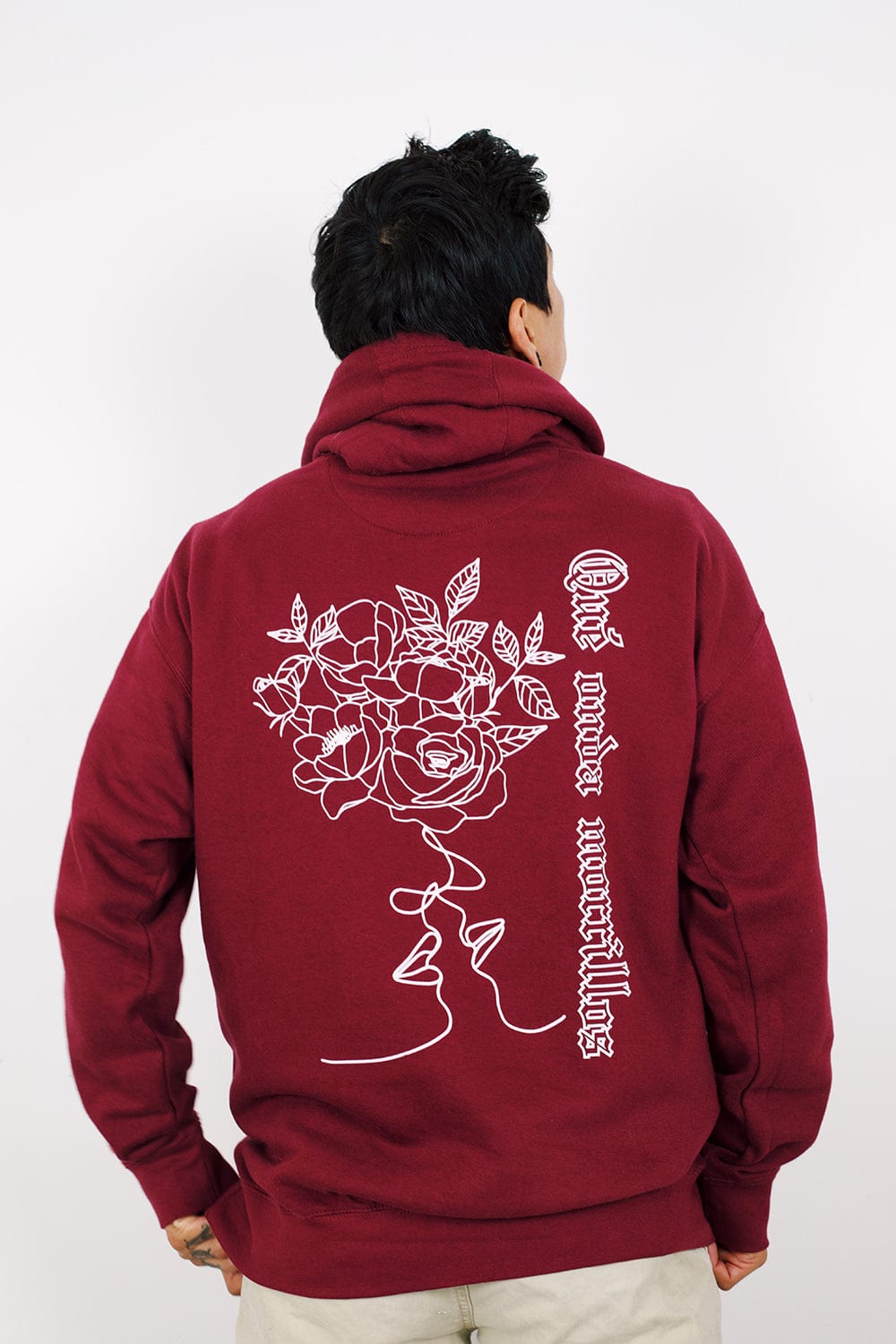 HeyitsPriguel: Que Onda Morrillos Holiday Maroon Hoodie