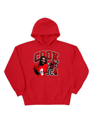 
                  
                    James Cook: JC4 Red Hoodie
                  
                