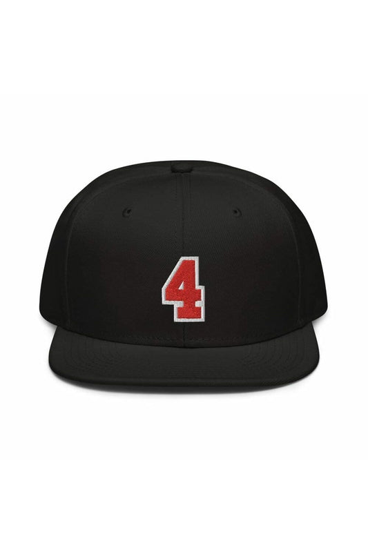 James Cook: Number 4 Black Snapback