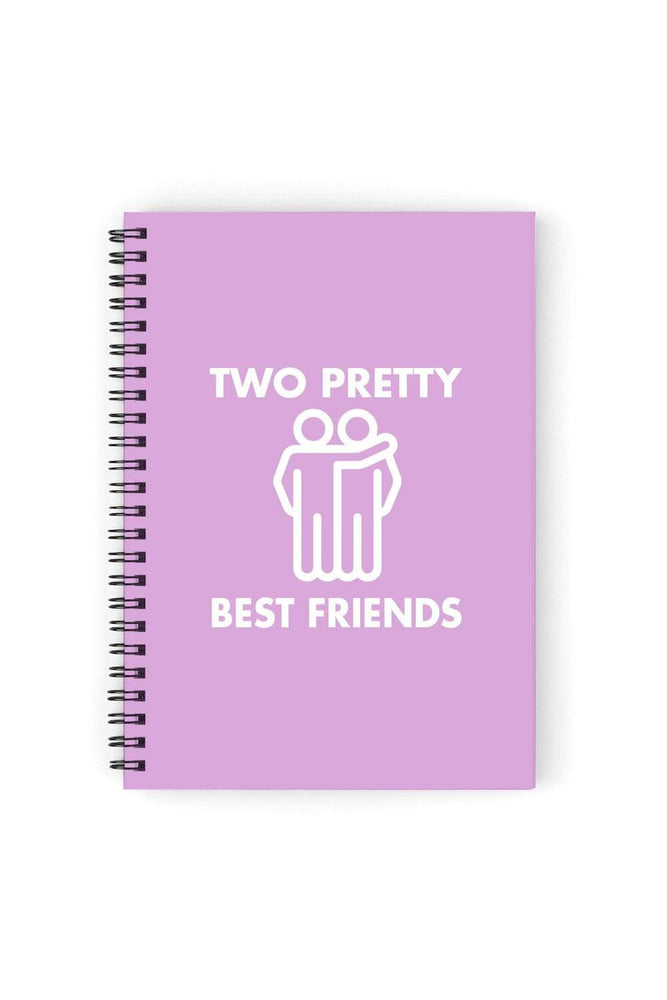 Jordan Scott: Pretty Best Friends Purple Notebook