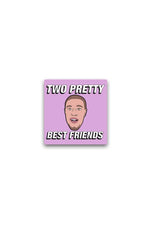 Jordan Scott: Pretty Best Friends Purple Sticker