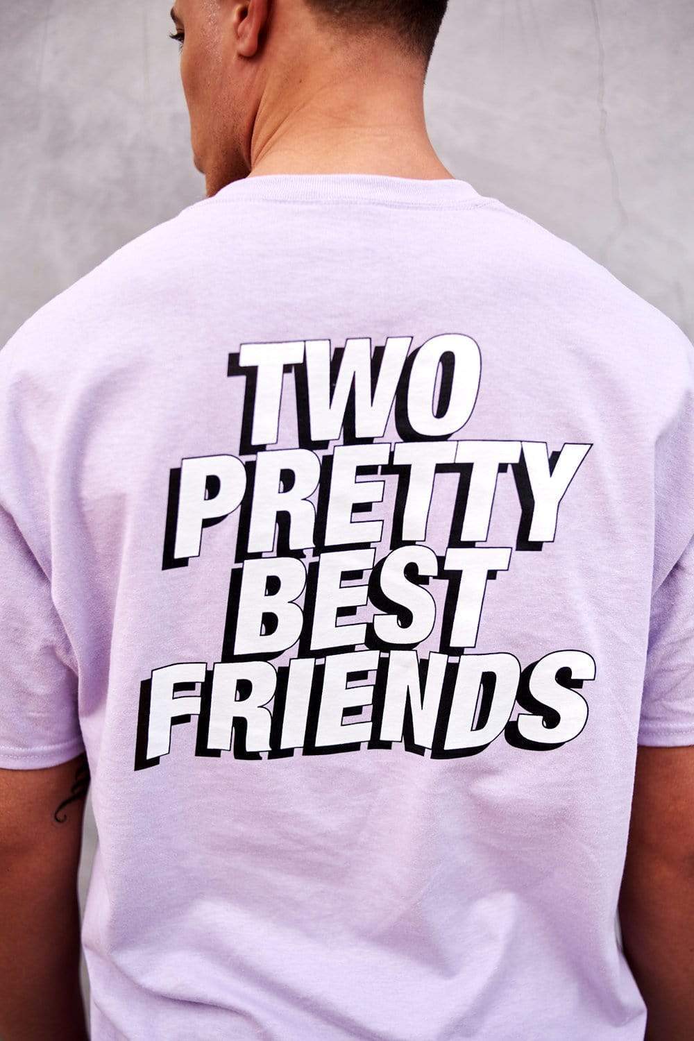 Jordan Scott: Two Pretty Best Friends Purple Shirt