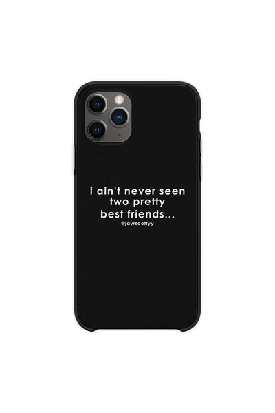 Jordan Scott Two Pretty Best Friends Black Phone Case Fanjoy