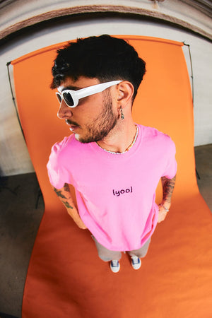 
                  
                    Kian Lawley: Yeux Icon Neon Pink Shirt
                  
                