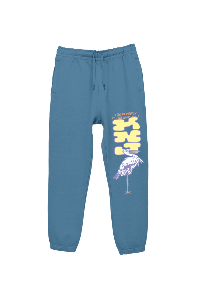 KNJ: Storks Blue Sweatpants