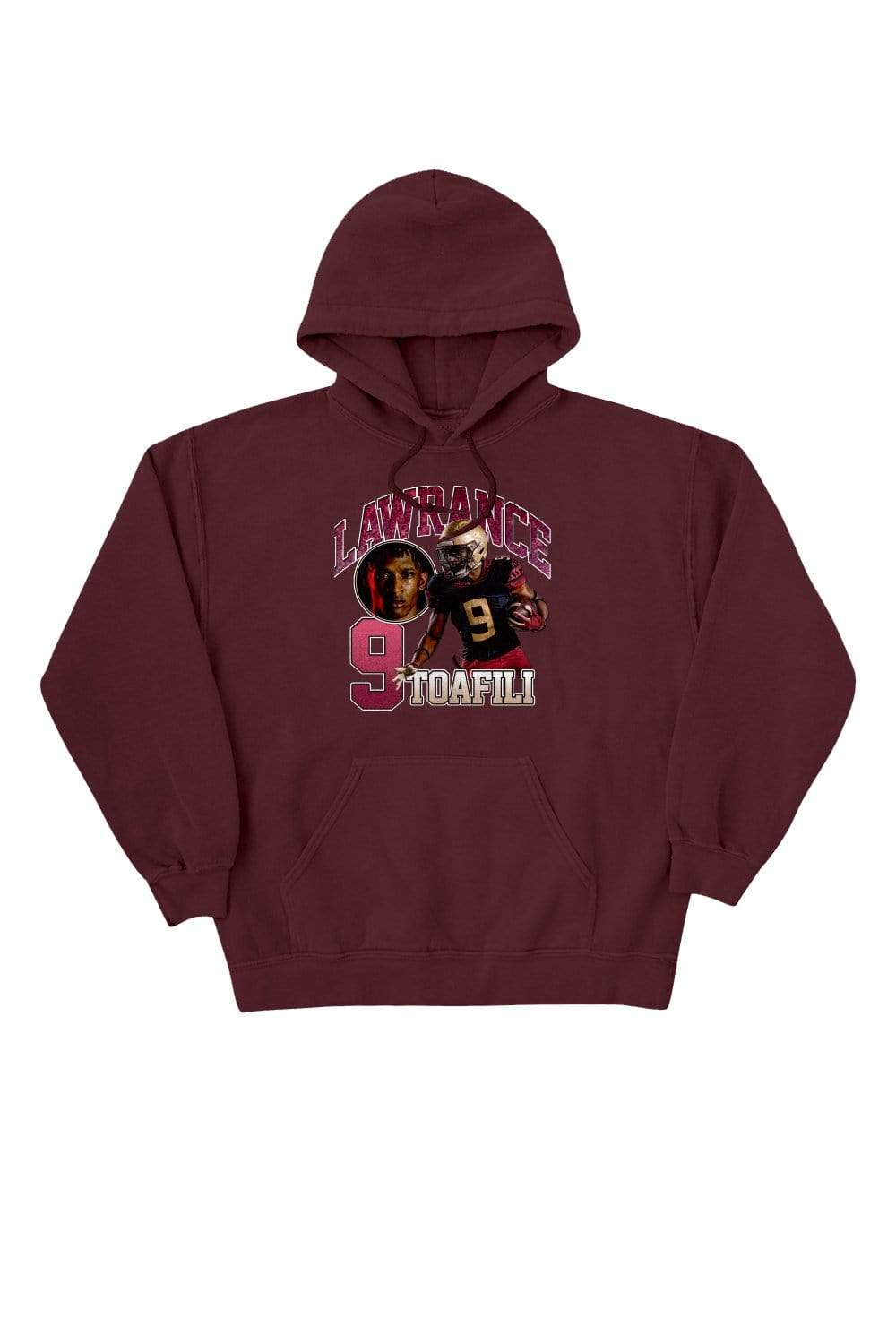 Lawrance Toafili: Signature Maroon Hoodie