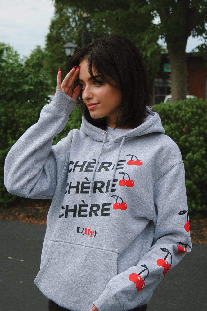 Lily Weber 'Chere' Grey Hoodie