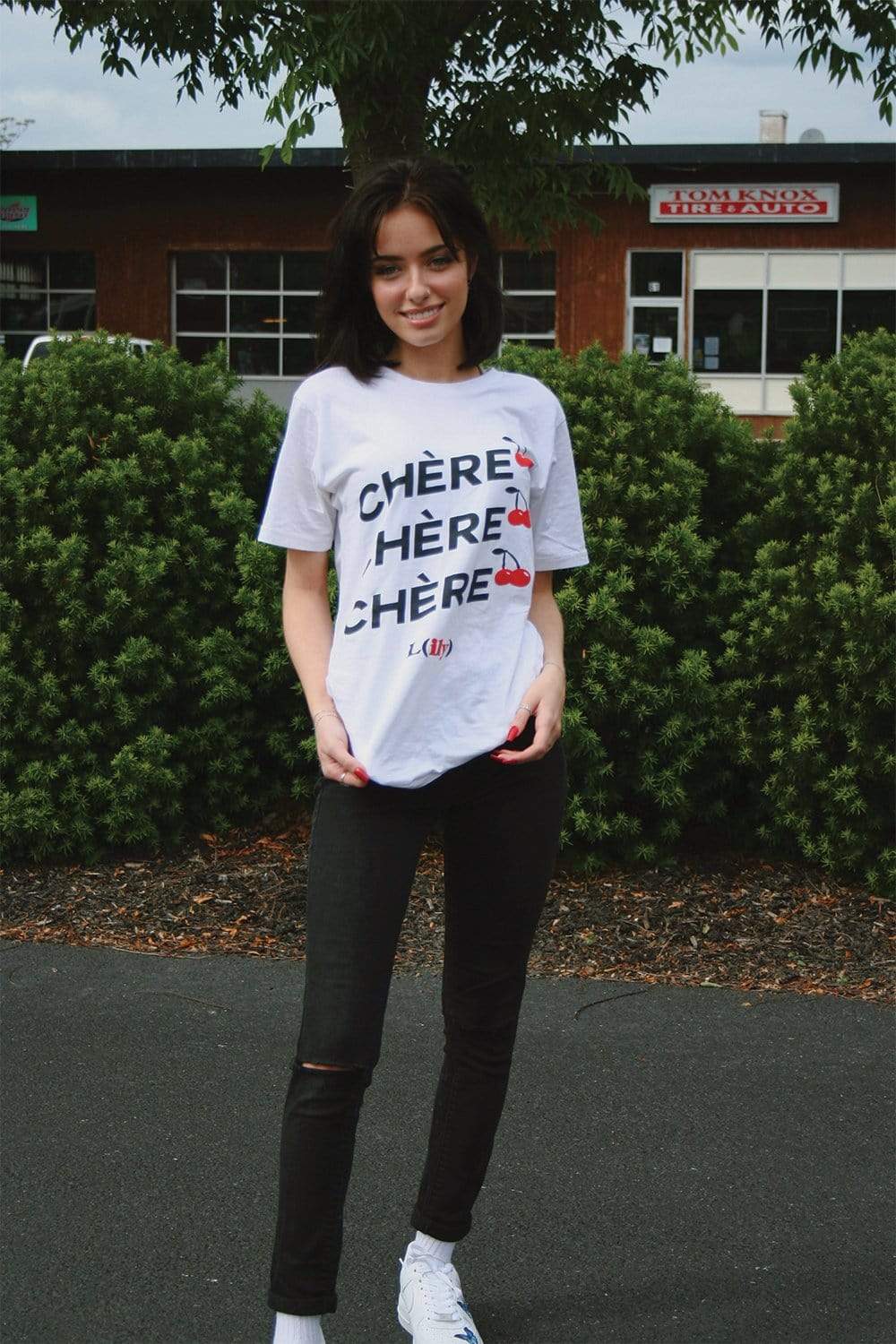 Lily Weber 'Chere' White Shirt