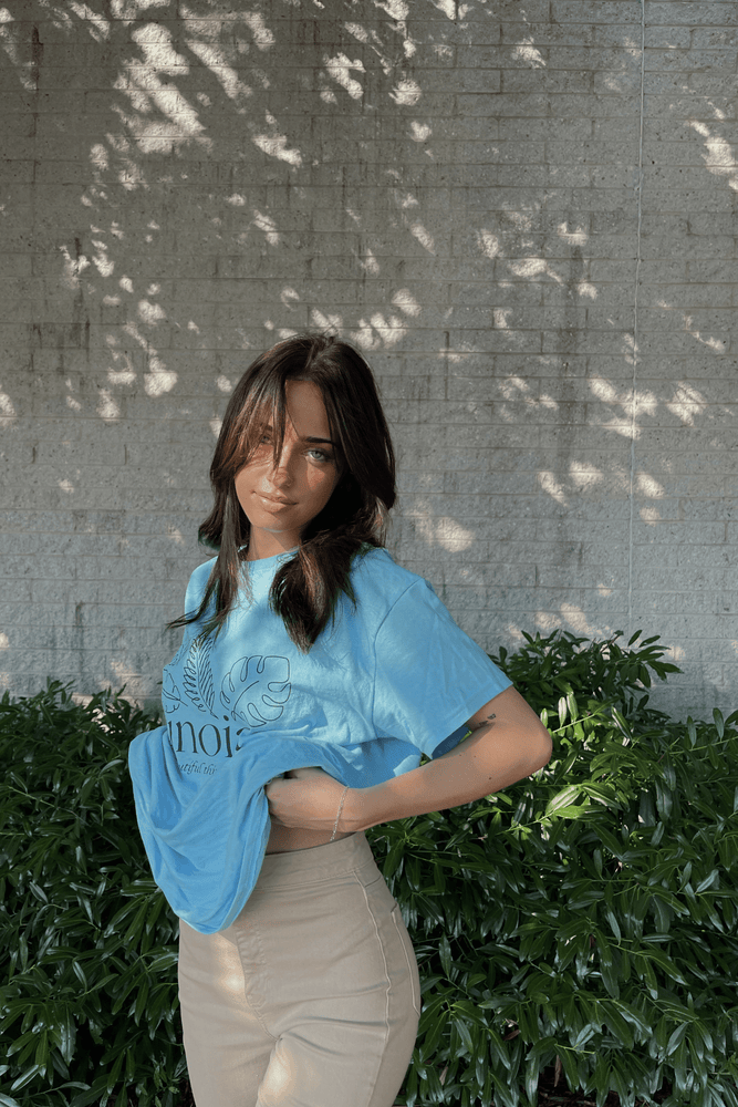 Lily Weber: 'Eunoia' Blue Shirt