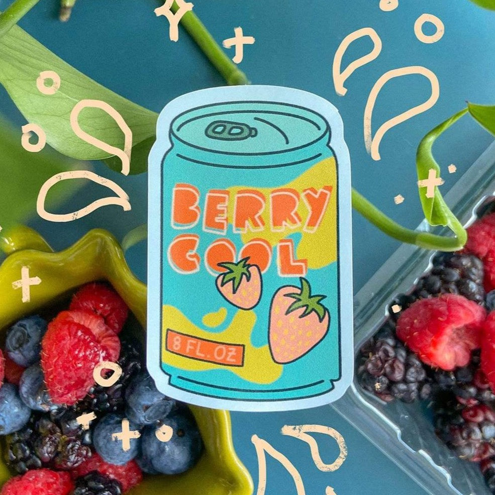 berry cool sticker