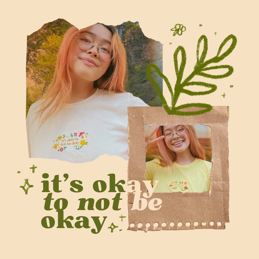 “it’s ok to not be okay” t-shirt