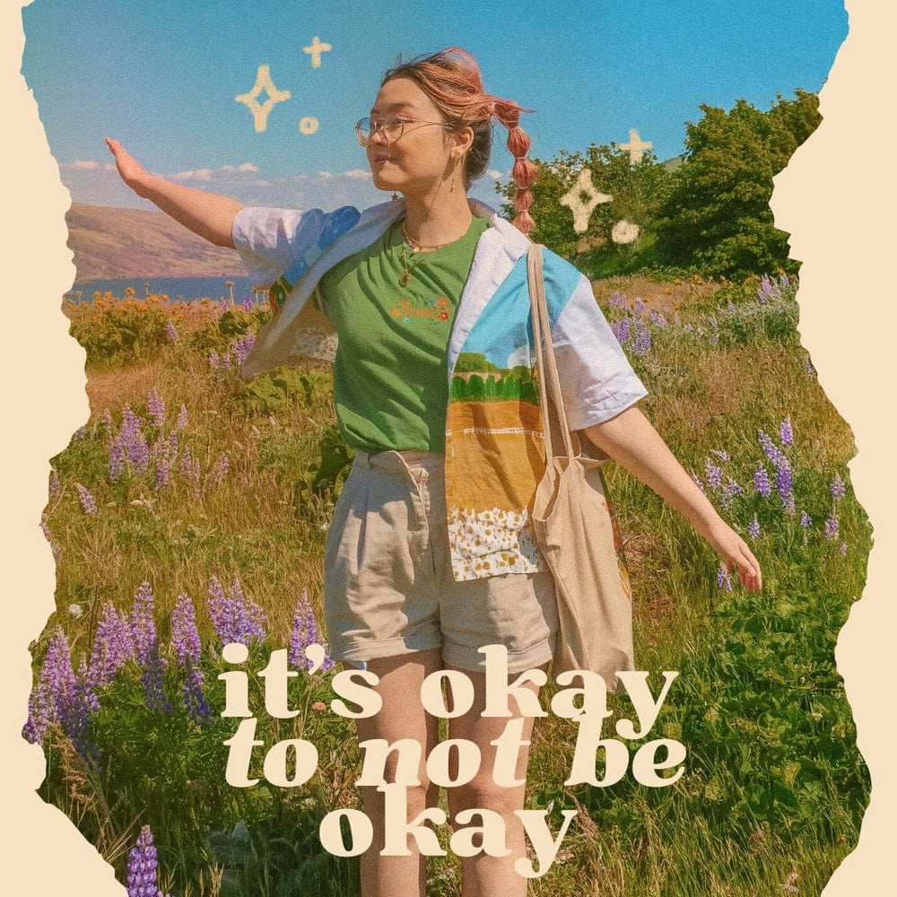 “it’s ok to not be okay” t-shirt