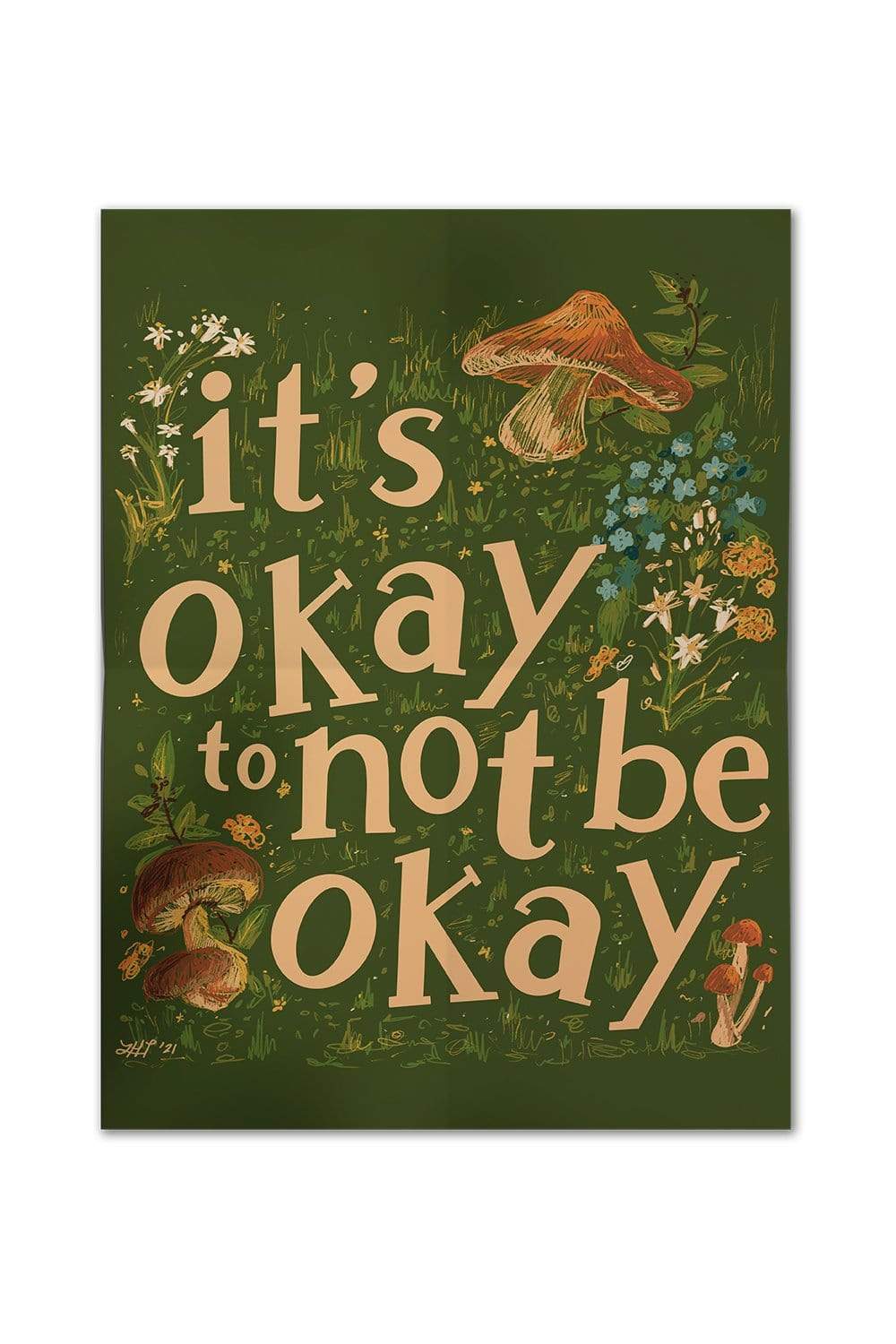 it’s okay to not be okay poster