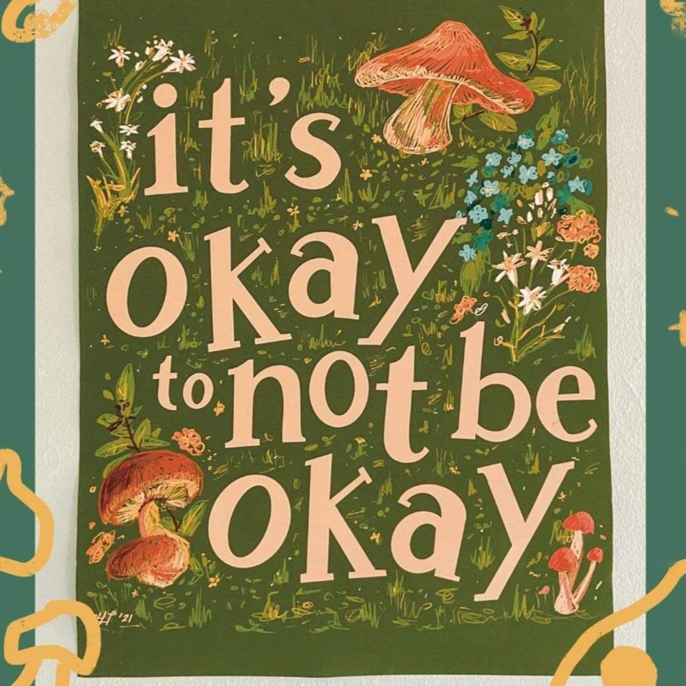 it’s okay to not be okay poster