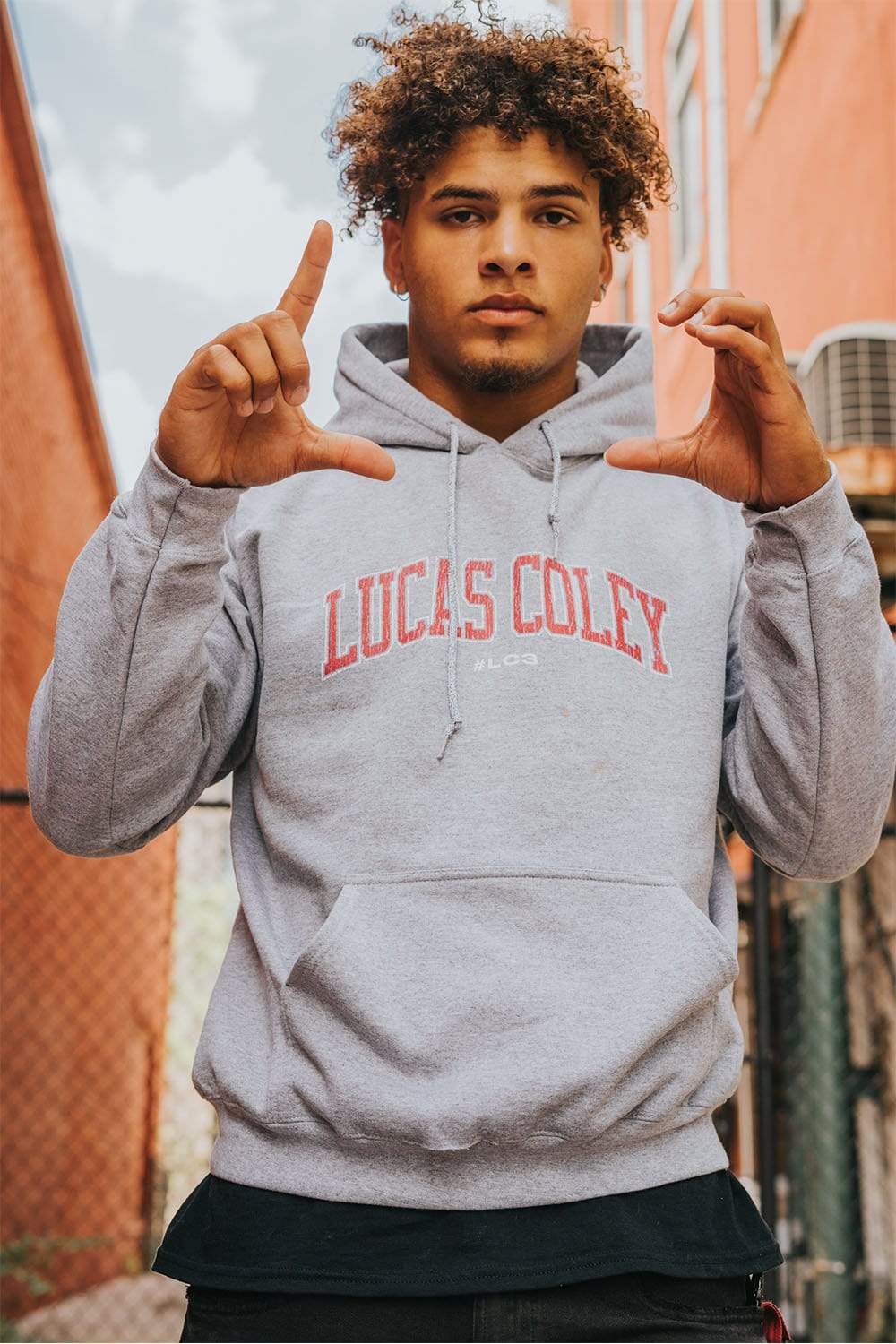 Lucas Coley: Signature Gray Hoodie