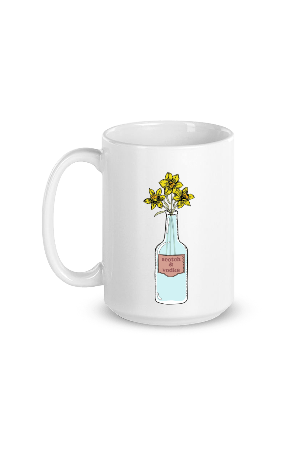 Maia Knight: Daffodils White Mug