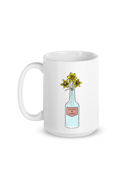 Maia Knight: Daffodils White Mug