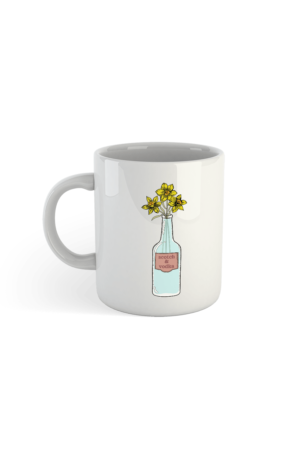 Maia Knight: Daffodils White Mug