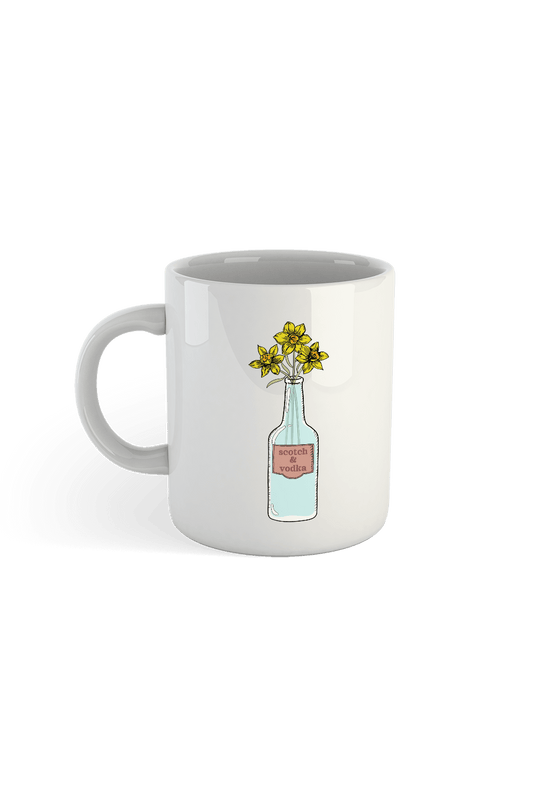 Maia Knight: Daffodils White Mug