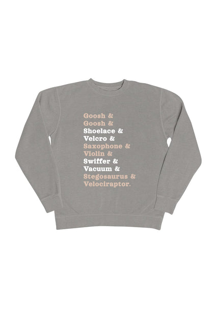 Maia Knight: Nicknames Grey Crewneck