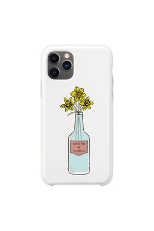 
                  
                    Maia Knight: Vodka Flower White iPhone Case
                  
                